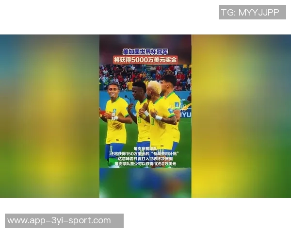 2026世界杯总奖金达727亿美元冠军将获5000万美元奖励